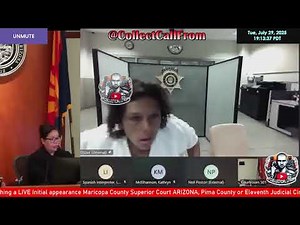Initial appearance Pima County Superior Court ARIZONA 07/29/2025 7pm PST