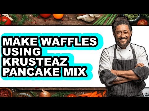 How to Make Waffles Using Krusteaz Pancake Mix (Only Way)