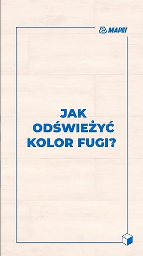 Jak odświeżyć kolor fugi?