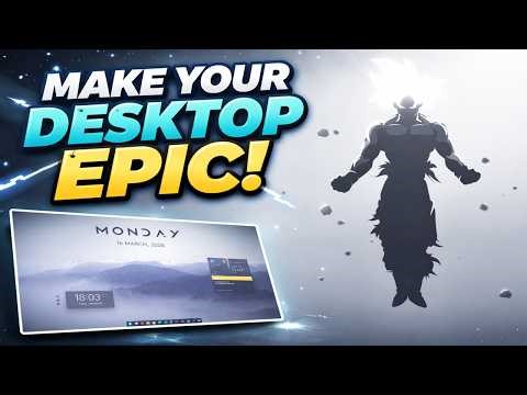 Windows 11 Desktop Makeover | Animated Wallpapers & Clean Design