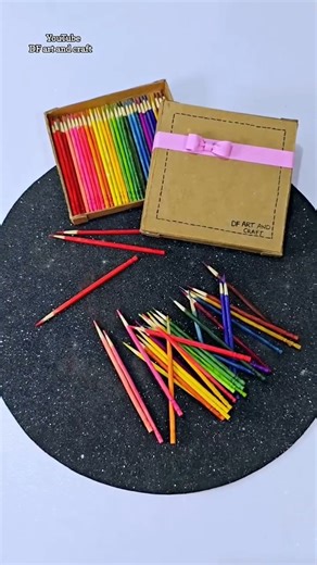 DF art and craft | DIY mini pencil colours 😍 🌈 #diy #miniatures #minicolour #papercraft #diy diycrafts crafts thingstodo￼ | Instagram