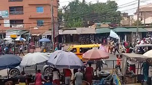 Earlier Today, Nkpor, Anambra State witnessed a dramatic scene as IPOB members staged a “Trump Solidarity” rally, calling for the immediate release of Nnamdi Kanu. The protesters, carrying placards and chanting slogans, linked their demonstration to global political movements while reiterating their long-standing demand for Kanu’s freedom. 📍 Nkpor, Anambra State 🗣️ Voices on the streets ⚖️ Demand: Release of Nnamdi Kanu #anambrasocials #anambra #anambrastate | Anambra Socials
