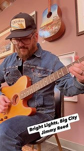 A Jimmy Reed cover on a five string guitar I found backstage at Bob Weir's club - 💙❤️ a beautiful place / we play tonight #soldoutshow #jimmyreed #acousticcover #backstage #bluesmusic #bartbridgehats | The Record Company