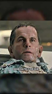 She survived the facehugger, but the scanner revealed a parasite inside her