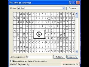 Печатаем символ, которого нет на клавиатуре. Таблица Альт(Alt) кодов.