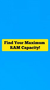 16K views · 129 reactions | Check Your PC's Maximum RAM Capacity in Seconds! #RAMCapacity #PCUpgrade #TechTips #ComputerHacks #WindowsTips #MaxRAM #BoostYourPC #SystemInfo #TechReels #HowTo #PCPerformance #Trending #TechTutorial | Tech Whiz Ajith | Facebook