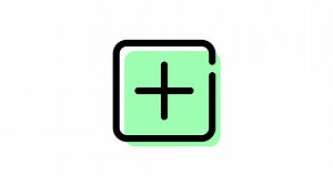 Download Animated plus icon with transparent background and easy to use for free