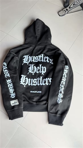 Shop Our Full Zip Baggy Hoodie in Black