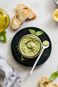 5 Minute Lemon and Basil Citrus Pesto - Fork in the Kitchen