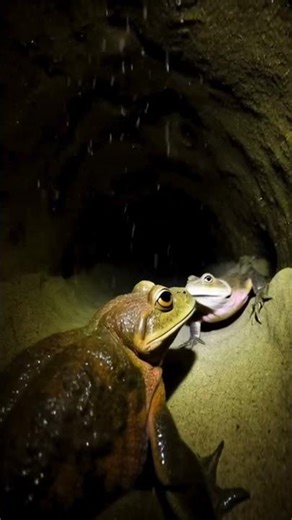 Spadefoot Toad POV: Digging Backward Underground (Hind Spade Cam)