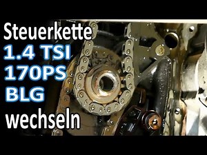 Steuerkette wechseln TSI Teil1 heute Steuerkette ausbauen VW timing chain change