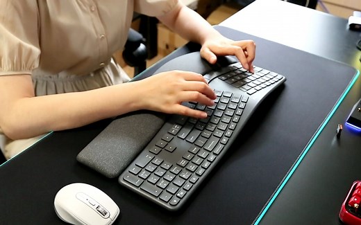 终极人体工程学外设：罗技Ergo K860无线键盘、生产力工具Anywhere3无线鼠标评测