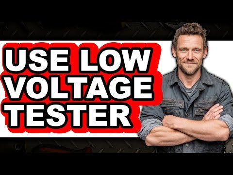 How to Use Low Voltage Tester 2025 (Only Way)