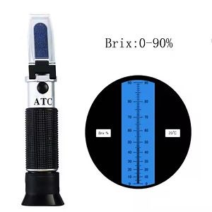 [Hot Item] Handheld Brix Sugar Refractometer 0-90% for Accurate Fruit Juice Testing