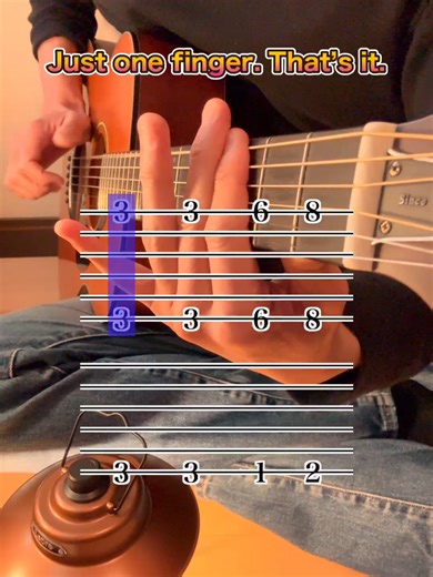 Learn the Mission: Impossible Theme on One String Guitar