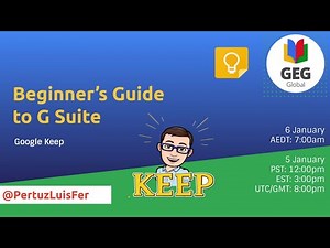 Google Suite Beginner Guide: Keep