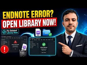 EndNote Library Not Found or Not Opening? Recover References Fast