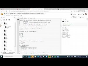 Tian (1993) model for American Options using Matlab® code ( Goddard Consulting ) in Google Colab
