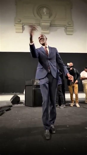 The new mayor of Saint-Denis-Pierrefitte, Bally Bagayoko, celebrated his election with a few