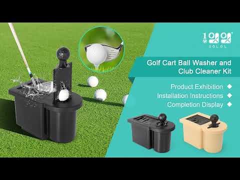 Golf Cart Ball Washer and Club Cleaning Kit Installation video🛺🛺🏑⛳#golf #golfcart #golfaccessories