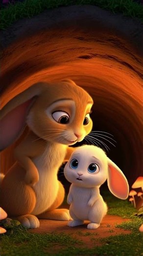 A Little Bunny Overcomes His Fear | A Heartwarming 3D Animation