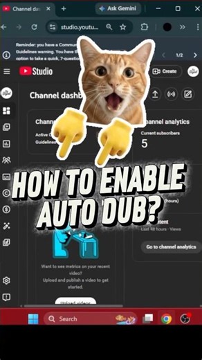 How to Enable Auto Dub in YouTube Channel #shorts #shortvideo #short #techsujal #youtubeshorts #tech