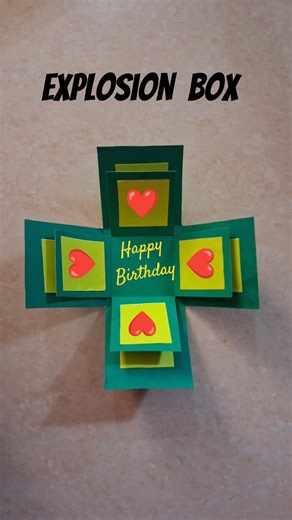 2 layer Explosion Box #diy #craft #explosionbox