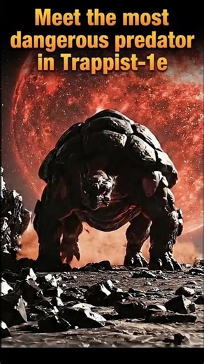 Meet the most dangerous predator in Trappist-1e #exoplanets #speculativebiology #alien