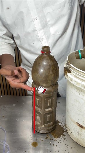 Homemade Mini Biogas Plant in Bottle ||yashniruzone|| #shorts #experiment #222