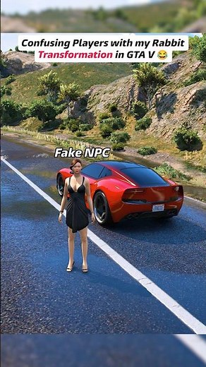 Confusing Player with my Rabbit Transformation GTA 5 #gtaviral #gtaonline #gta5online #gtacars #gta5