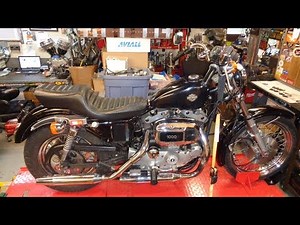 Original 1980 Harley Ironhead Sportster Fired Up