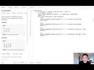 Leetcode - Spiral Matrix (Python)