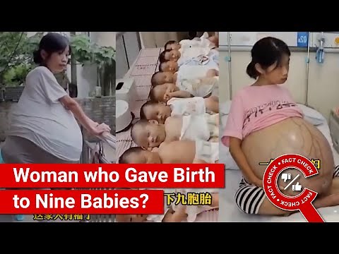 FACT CHECK: Viral Video Shows Woman who Gave Birth to Nine Babies at Once?