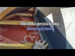 Jak poprawnie wykonać połączenie dachu ze ścianą. Obróbka przyścienna dwuczęściowa. #vlogbudowlany