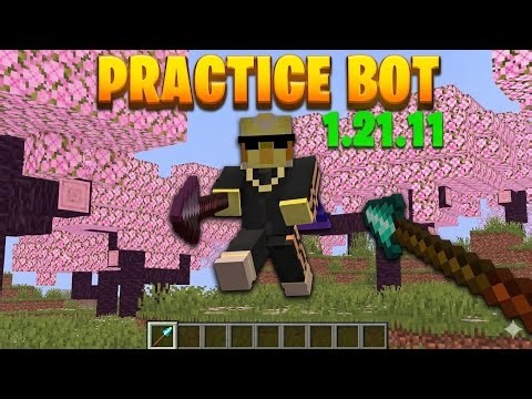 Best Minecraft PvP Practice World + Bot (1.21.11) 🔥 Improve FAST!