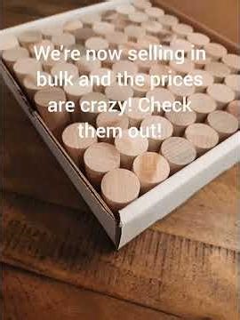 You Asked! BULK dowels/pegs now available for making Chunky Blanket Looms. Check out the crazy pri