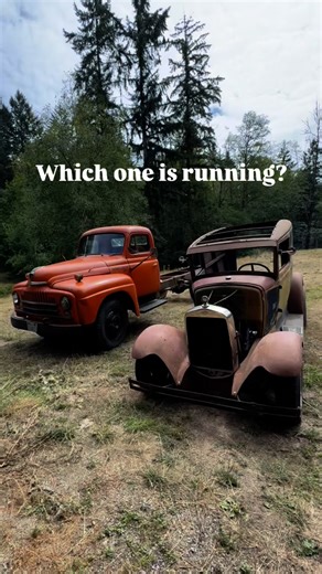 @the_barn_brothers | Which car would you rather own? #ford #international #truck #classiccar | Instagram