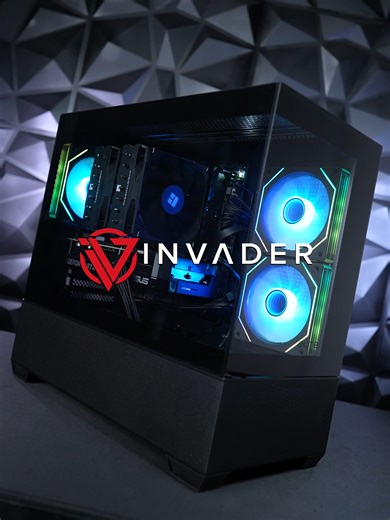 The MASTER series Cooler Master Elite 490 — compact mATX size, but built like a full ATX beast ⚡ Clean and spacious interior showing off its true potential, with immersive RGB lighting that brings the whole setup to life ✨ Equipped with air cooling and RTX 5070 Ti for powerful, smooth gameplay. Powered by the Ryzen 7 7800X3D — one of the best gaming CPUs today, giving you insane performance on a smart budget 💥 This is how we build power value. Invade your setup now ~ #invaderpc #gamingpc #custo