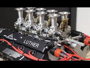 My collection of model engines / Meine Modellmotoren Sammlung: Luther V8 F1-Edition