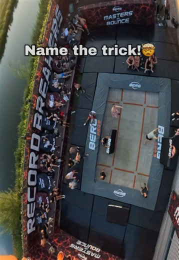 Name the Trick! Insane 10 Meter Freestyle Trampoline Jump 😎