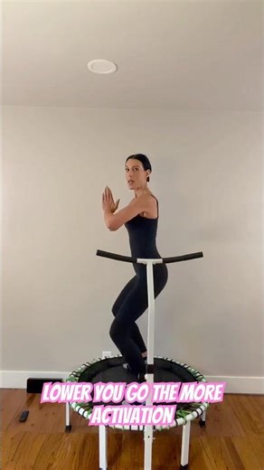 One move for full body muscle building! #rebounding #minitrampoline #strengthtraining