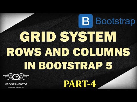 4 | Grid System In Bootstrap 5 | Rows & Columns | Grid Layout | Grid Basic Bootstrap (Hindi / Urdu)