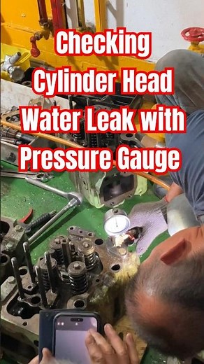 How to Check Cylinder Head Water Leak with Pressure Gauge | Engine Tips