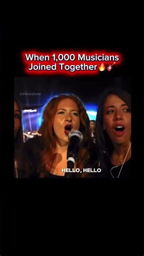 1,000 musicians playing the same song together 😳🎸#viral#music