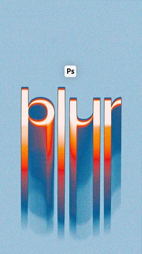 EasyEdit - Design Resources & Tutorials on Instagram: "Create this path blur text effect in Photoshop! 📎Add your text and duplicate it. 📎Apply Gaussian blur to the text copy. 📎Go to Blur Gallery and add a Path blur to another copy. The key to create this effect is to find this sweet spot where the blur matches with he text you’ve added and complements it. Uncheck the centered blur and increase its speed. 📎Create several more duplicates of the text, adjusting blur speed and end blur speed. 📎