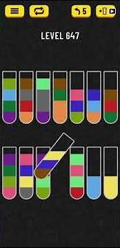 Water Sort Puzzle - level 647