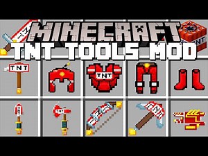 Minecraft CUSTOM TNT TOOLS / TNT ARMOR MOD! (Minecraft Mods)