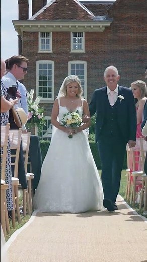 Bride Walking down the aisle with her dad