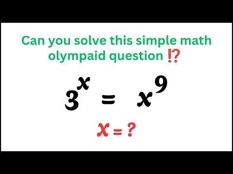 Challenging Exponential Olympiad Problems Explained 🧠 | step by step solution