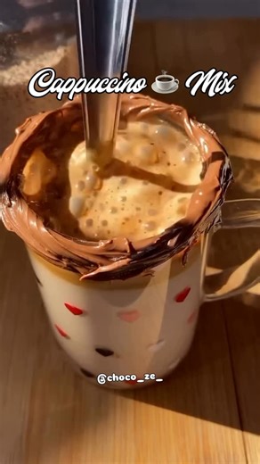 Malak Recipe's 🍫 | Cappuccino Powder mix made at home ✨🫶🏻😌 so so good . . . #coffee #cappuccino #powder #reels #drinks #fypage #viral #trending... | Instagram